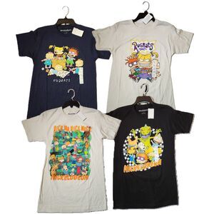 Nickelodeon Rugrats Men’s Small Graphic Tee Bundle Lot of 4
